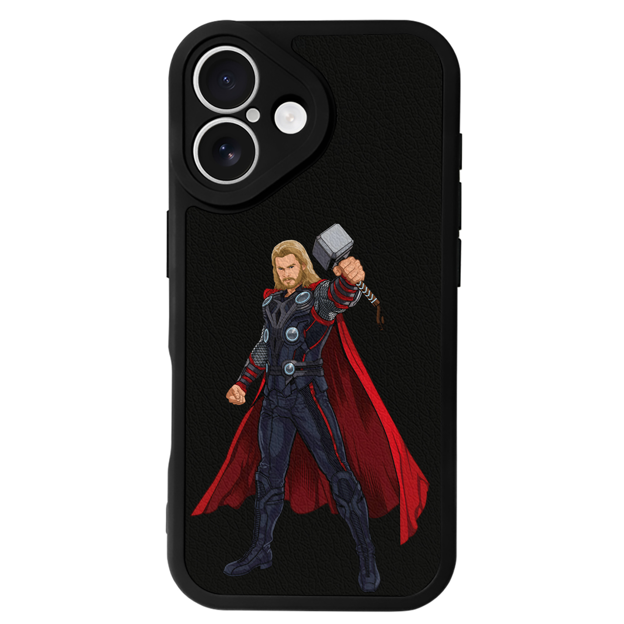 （画像用） アベンジャーズ The Avengers 【iPhone 16シリーズ対応】シリコンスマホケース（レザー調） 材質：シリコン